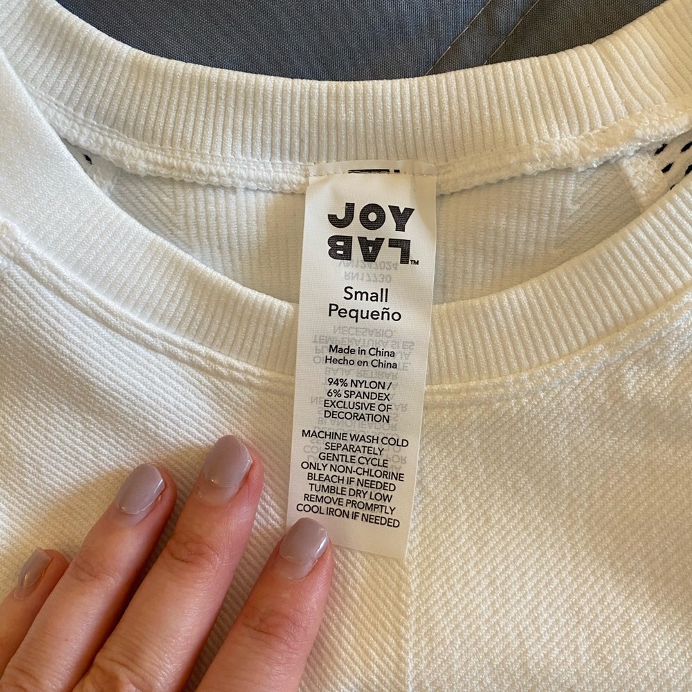 JoyLab by Target Activewear Crop Tee - Picture 4 of 4